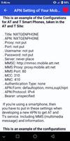 Guide for Unlock APN settings imagem de tela 1