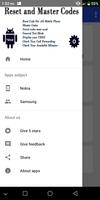 Reset & Master Mobile Codes capture d'écran 1