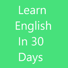 Learn English in 30 Days icône