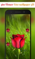 360 Flower live wallpaper 3D imagem de tela 2