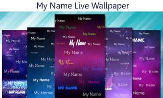 My name live wallpaper Affiche