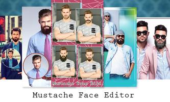 Moustache Face Edit Affiche