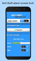 Anti theft alarm screen lock poster