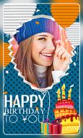 Birthday Photo Frames captura de pantalla 1