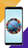 Clock Aquarium Live Wallpaper 截图 2