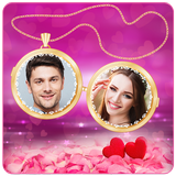 Couple Locket Photo Frames icon