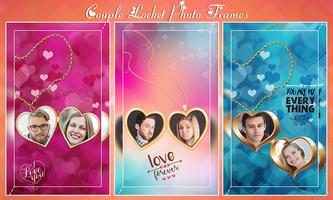 Couple Locket Photo Frames poster
