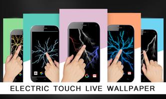 Electric touch wallpaper poster