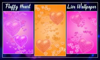 Fluffy Hearts Live Wallpaper Affiche