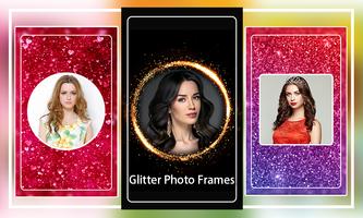 Glitter Photo Frames الملصق