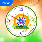 India Clock Live Wallpaper icono