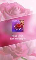 Rose Clock Live wallpaper poster