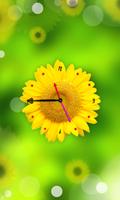 Sunflower Clock Live Wallpaper 截图 3