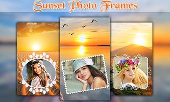 Sunset Photo Frames Affiche