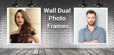 Wall Dual Photo Frames