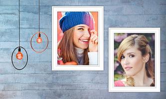 Wall Dual Photo Frames اسکرین شاٹ 2