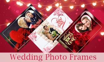 Wedding photo frames Affiche
