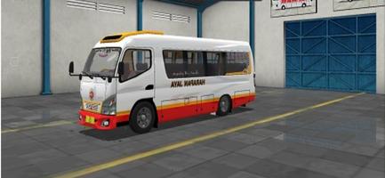 ELF Long Chasis Mod Bussid ảnh chụp màn hình 2