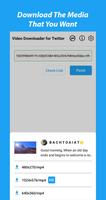 Video Downloader For Twitter Affiche