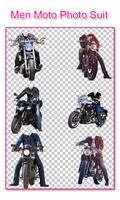 Men Moto Photo Suit पोस्टर