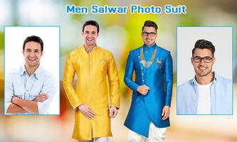 Men Salwar Photo Suit plakat