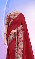 Women Saree Photo Affiche