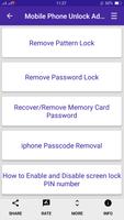 1 Schermata Android Unlock Advisor Tricks