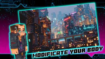 CYBERPUNK MOD for Minecraft PE Ekran Görüntüsü 1