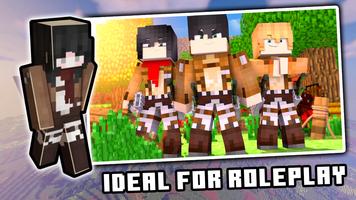 Attack on Titan Addon for MCPE poster