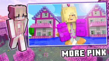 Barbie Add-on for Minecraft PE Affiche