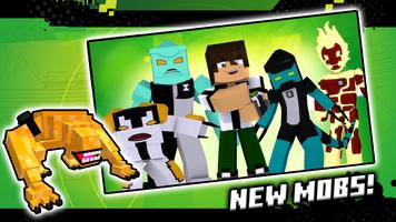 BEN 10 mod for Minecraft PE تصوير الشاشة 1