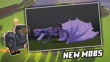 Dragons & Vikings mod MCPE poster