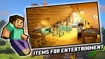 Real Furniture MOD for MCPE स्क्रीनशॉट 3