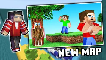 Hide and Seek mod for MCPE Affiche
