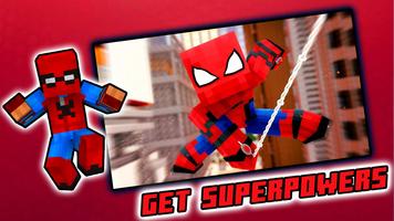 Spider Man MOD Minecraft PE 海报