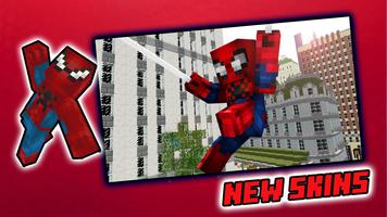 Spider Man MOD Minecraft PE اسکرین شاٹ 1