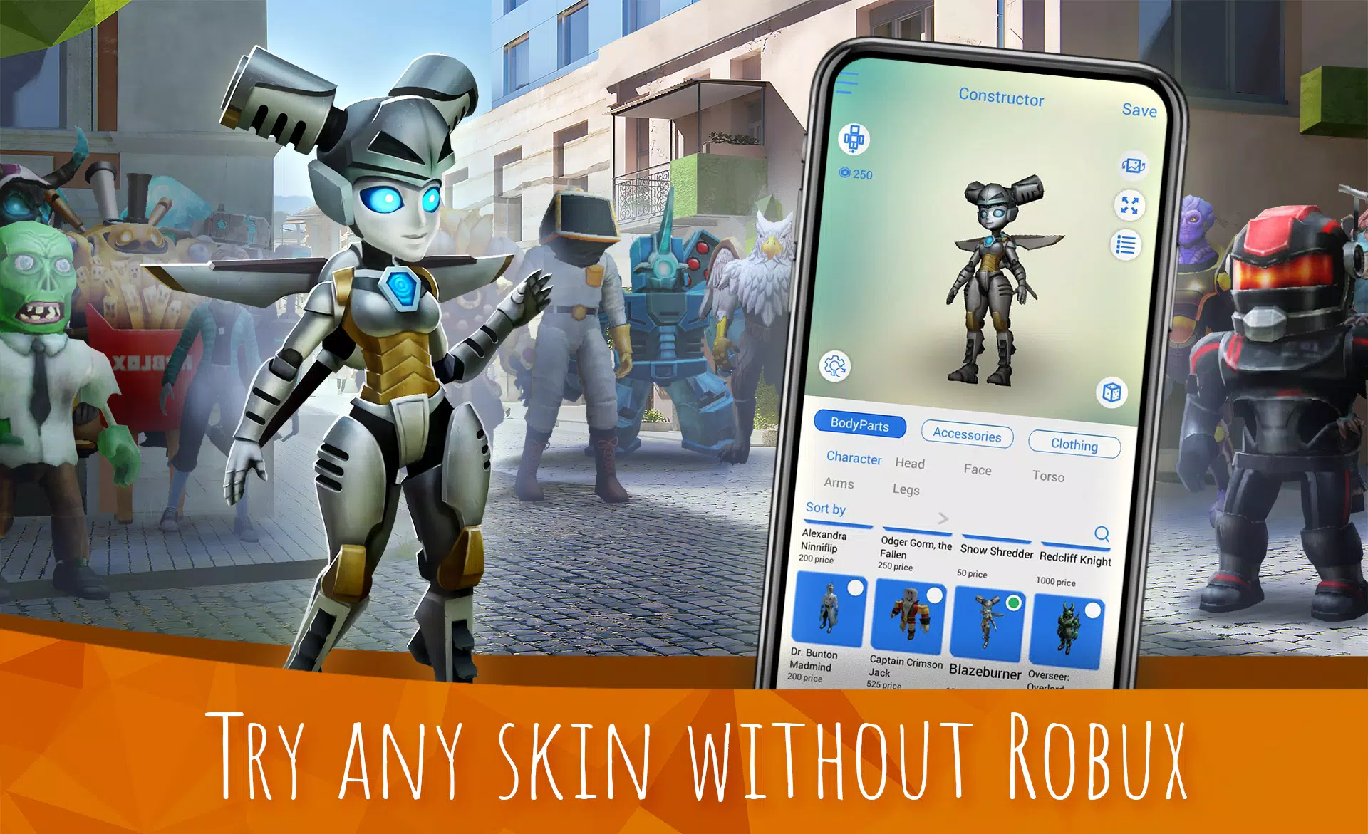 Roblox Skins Mod For Robux for Android - Download