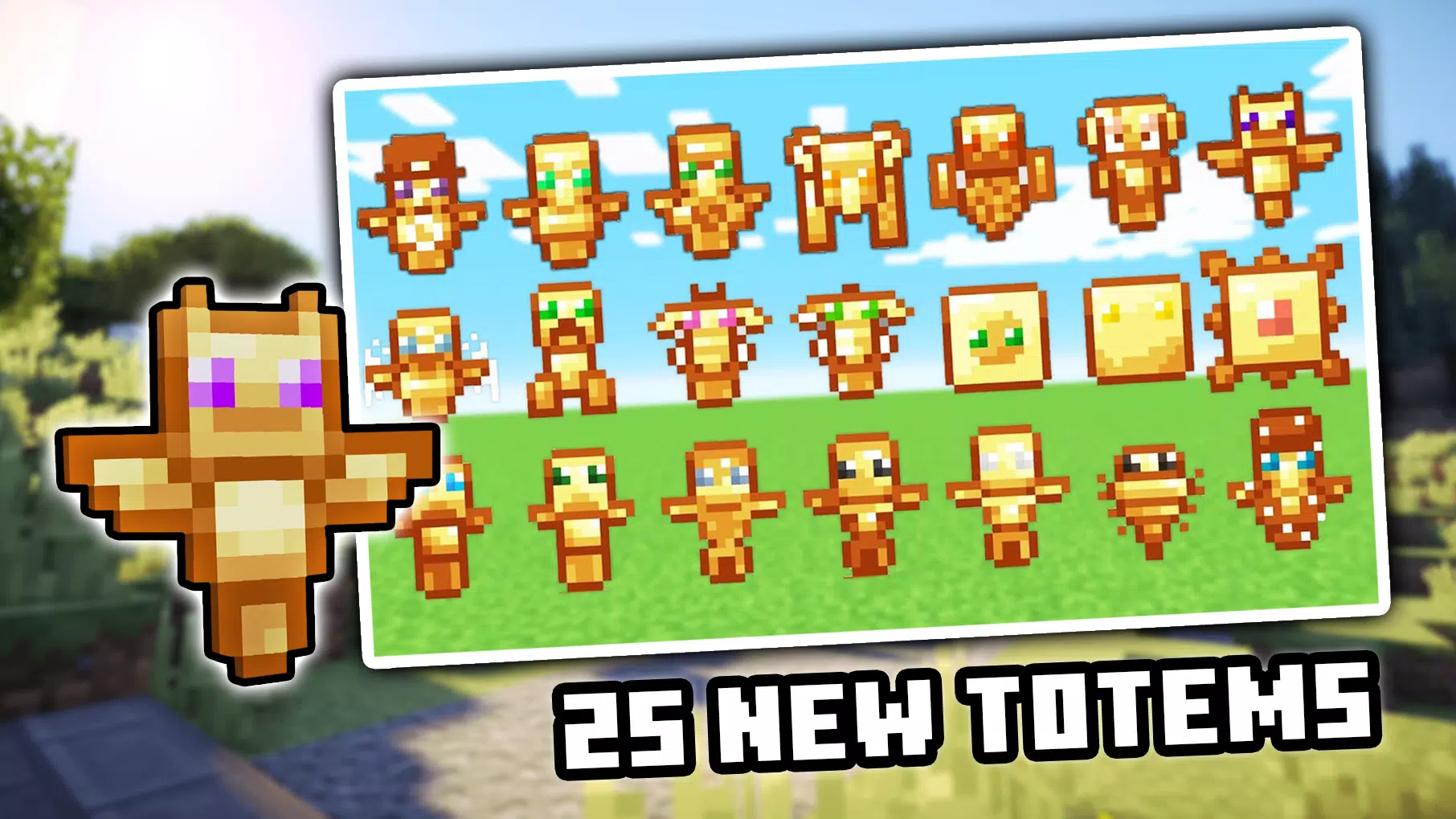 Custom Totems MOD Minecraft PE APK for Android Download