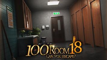 Kannst entkommen 100 Zimmer 18 Plakat