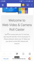 Video Web Cast to TV Affiche