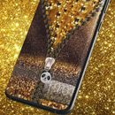 Gold Zipper Lock Screen APK