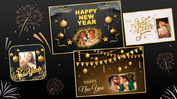 Happy Year 2024 Photo Frame poster