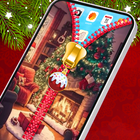 Christmas Zipper Lock Screen icon