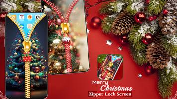 Christmas Zipper Lock Screen poster