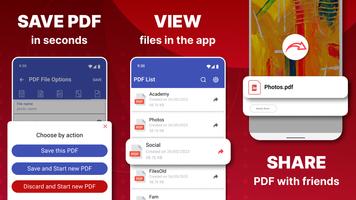 برنامه‌نما تصویر به PDF - تبدیل PDF عکس از صفحه