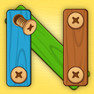 ikon Nut Bolt Game - Wood & Screw