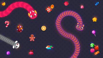 Snake Game - Worms io Zone تصوير الشاشة 1