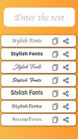 Stylish Text Fonts Ekran Görüntüsü 1