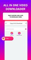 All in oneVideo Downloader : Free Video Downloader الملصق