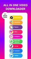 All in oneVideo Downloader : Free Video Downloader تصوير الشاشة 1